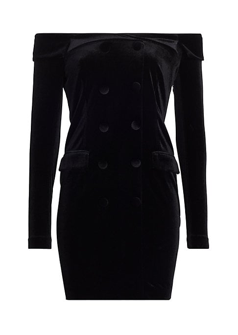 Velvet Blazer Dress