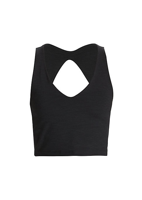 Ribbed Crop Performance Tank