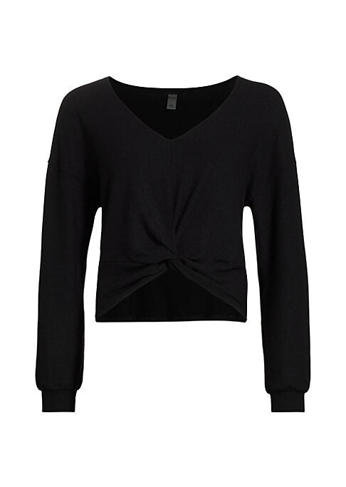 Twisted V-Neck Sweater