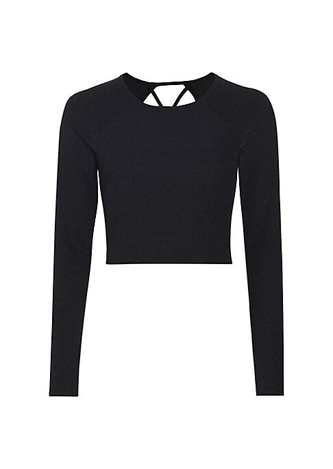 Cropped Comfort Pullover Blouse