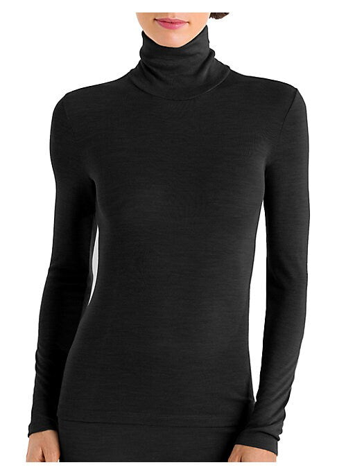 Lux Knit Turtleneck Top