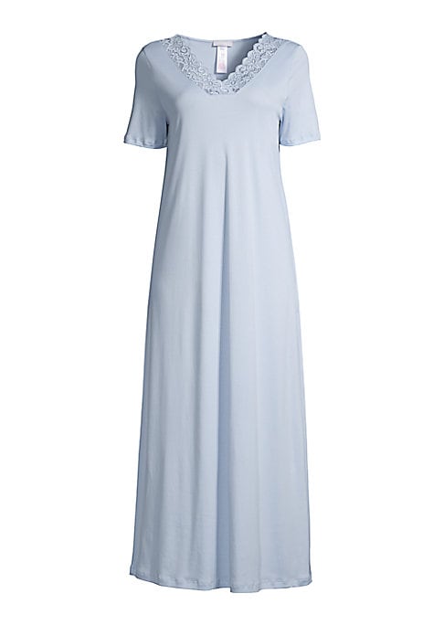 Lace-Trimmed Dreamy Gown