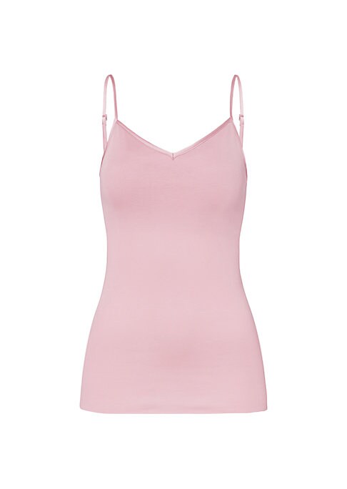 Lace-Trimmed Cotton Cami