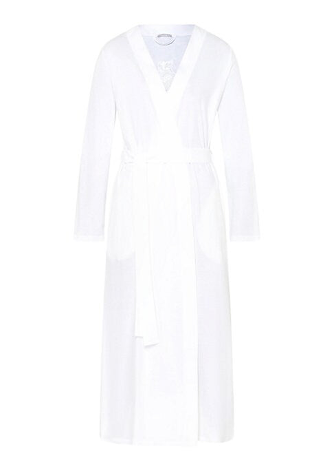 Embroidered Draped Robe