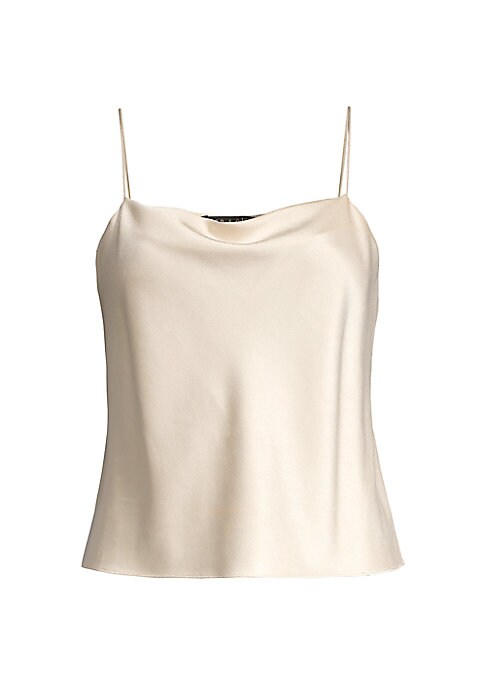 Lustrous Satin Slip Top