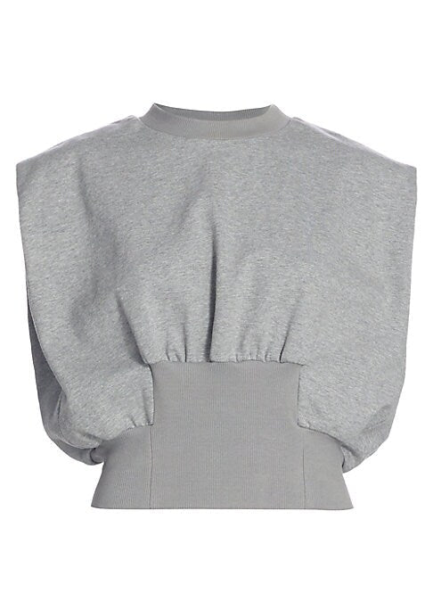 Shirred Sleeveless Elegance
