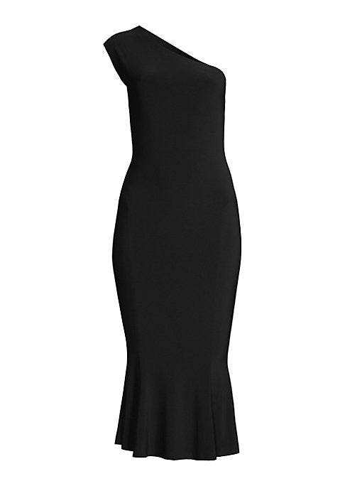 Asymmetric Fishtail Glam Dress