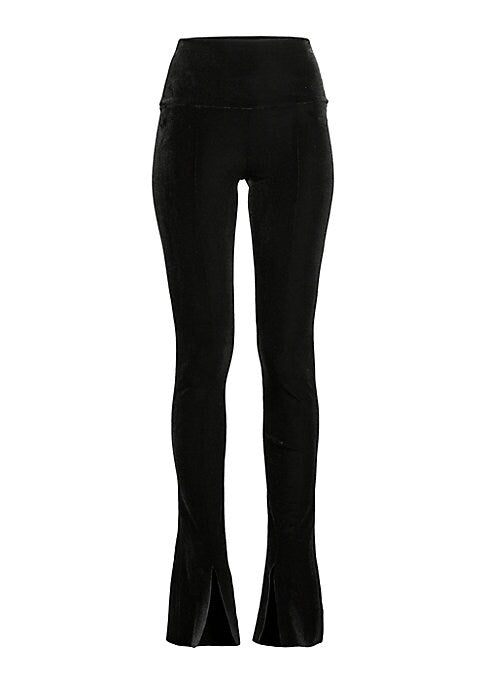Velvet Split Ankle Leggings