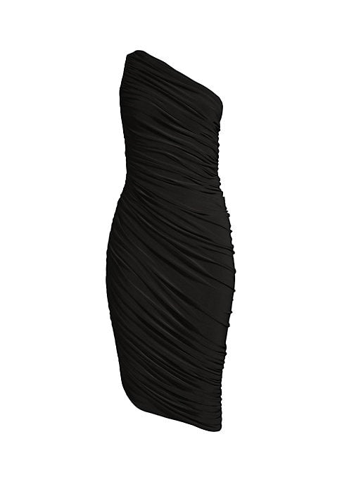 Asymmetric Bodysuit Midi Dress