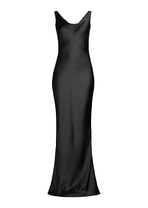 Flowing Satin Elegance