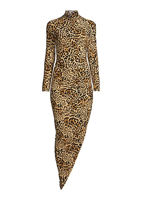 Leopard Luxe Turtleneck Dress
