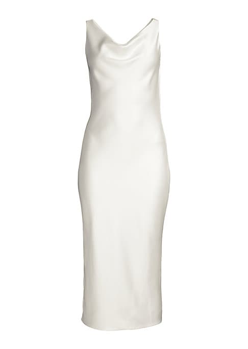 Elegant Satin A-Line Dress