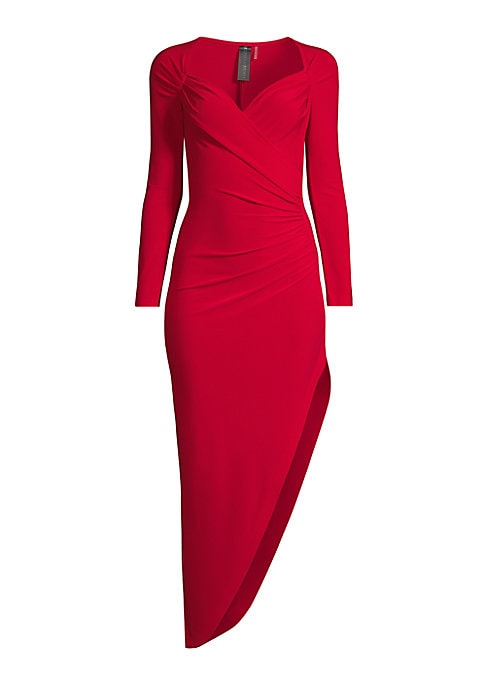 Dramatic Side-Slit Gown