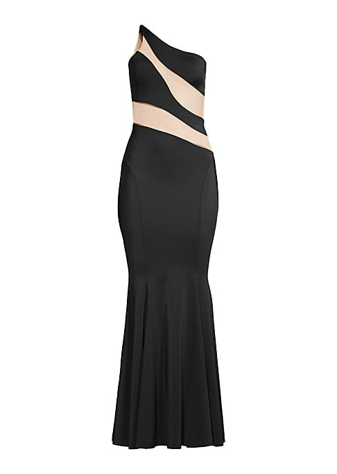 Fishtail Illusion Gown