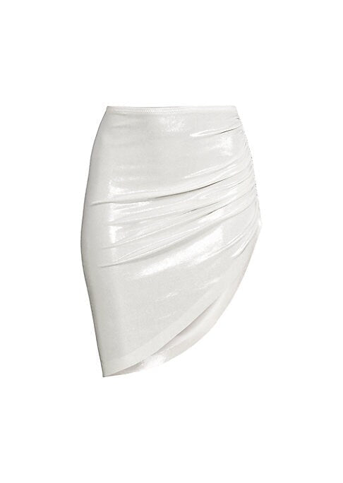 Shimmering Asymmetrical Skirt