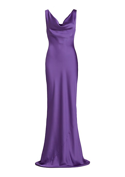 Elegant Satin Evening Dress