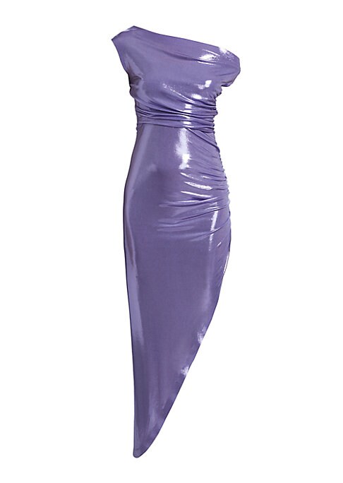 Shimmer Asymmetric Gown