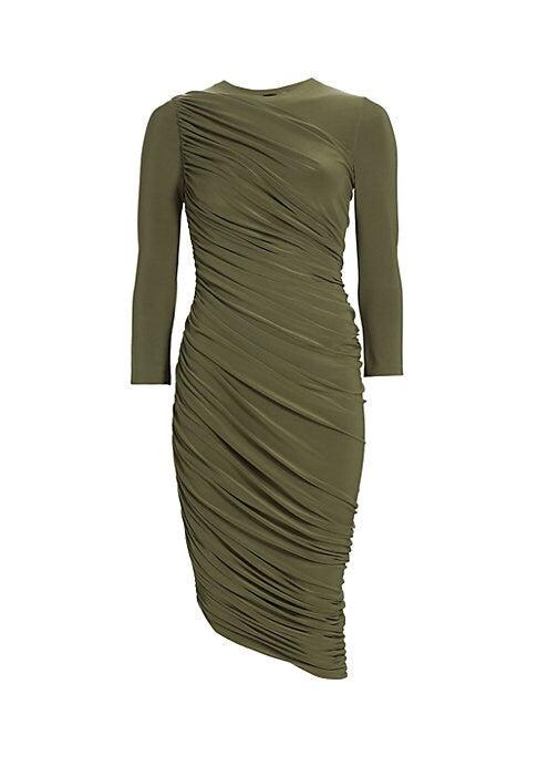 Asymmetric Jersey Dress