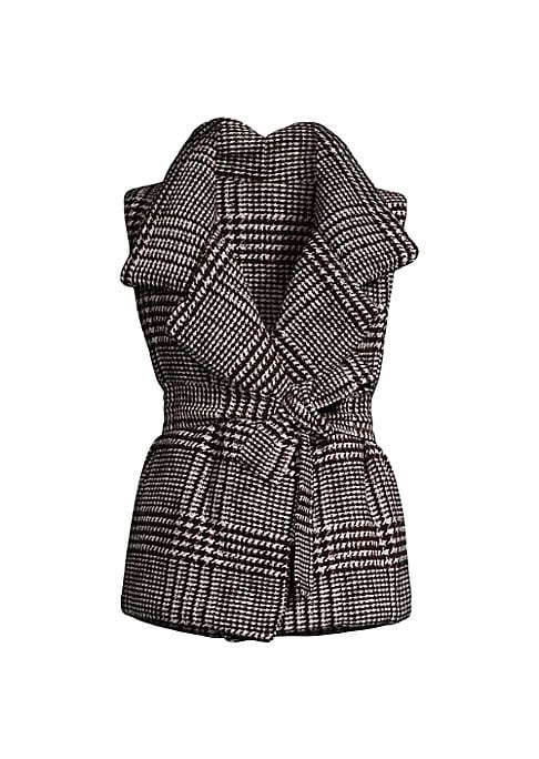 Chic Houndstooth Vest