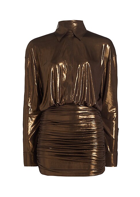 Metallic Mini Dress Delight