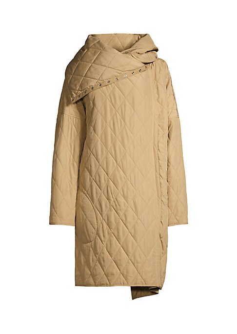 Cozy Asymmetric Quilt Coat
