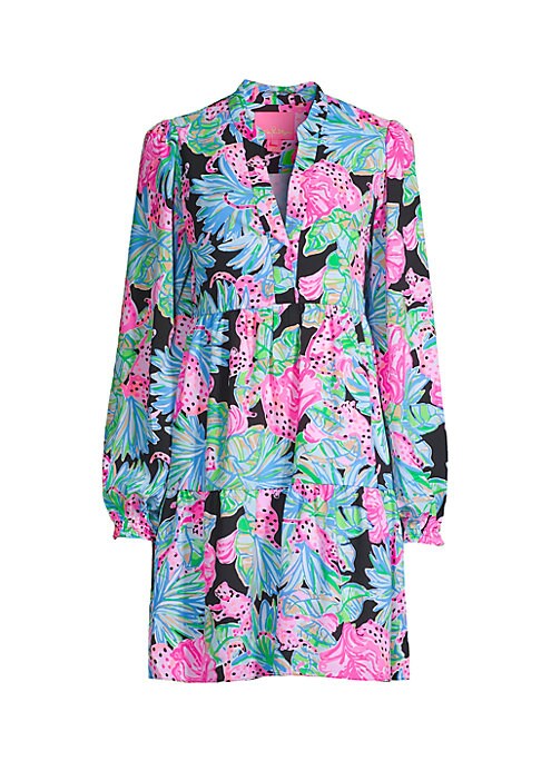 Tropical Tiered Dress