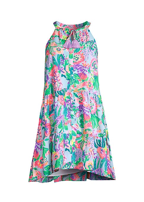 Floral Charm Tiered Dress