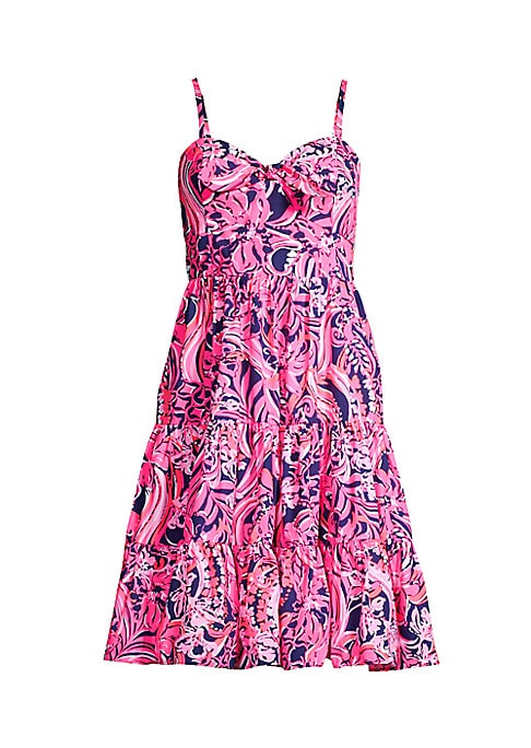 Floral Fit-and-Flare Dress