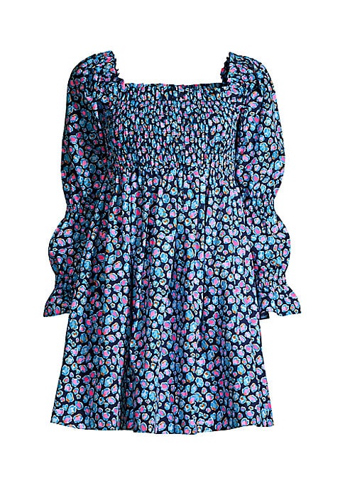 Vibrant Square Mini Dress