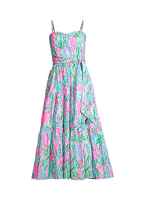 Leafy Charm Midi Dress