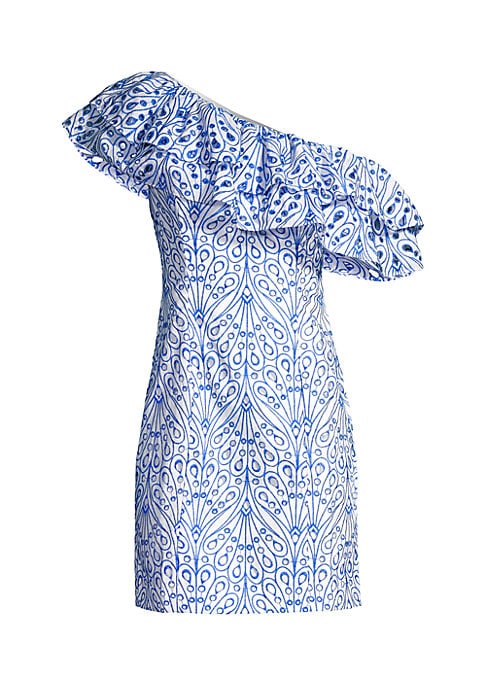 Ruffled Eyelet Minidress