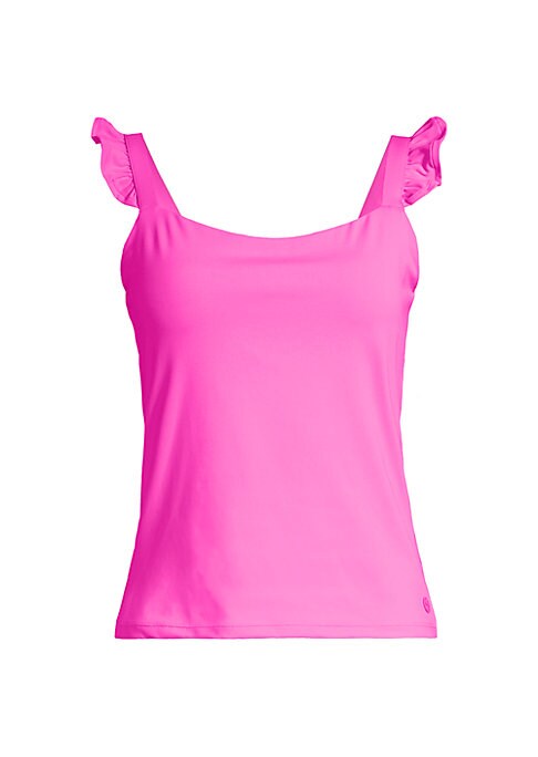 Ruffled Straps Tank Top