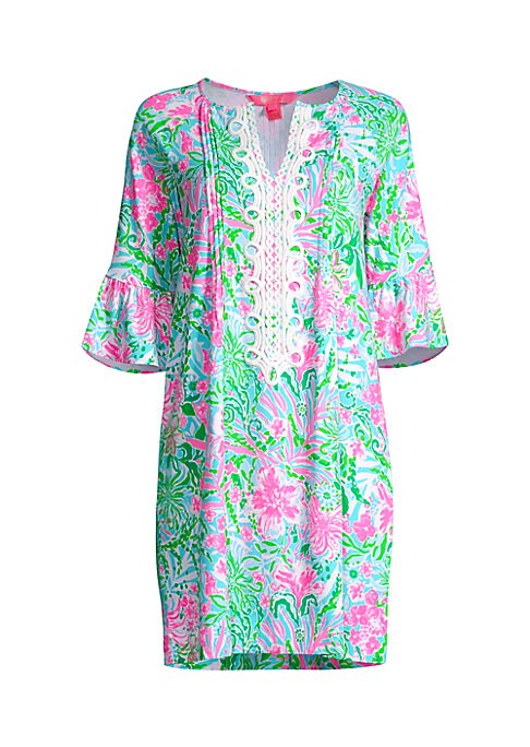 Floral Macramé Dress