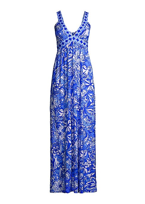 Floral V-Neck Elegance Dress