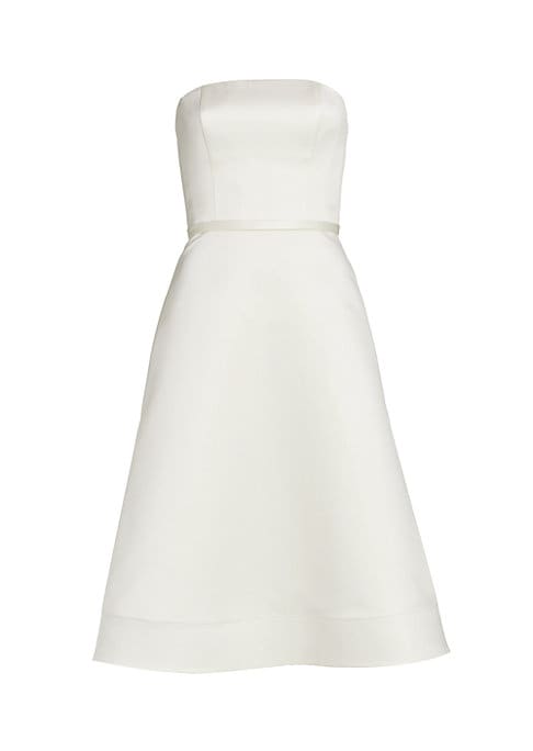 Elegant Bow A-Line Dress