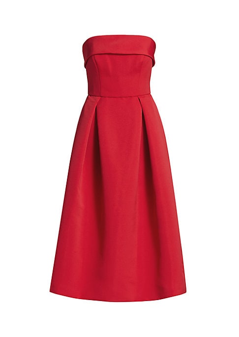 Chic Pleated Evening Gown
