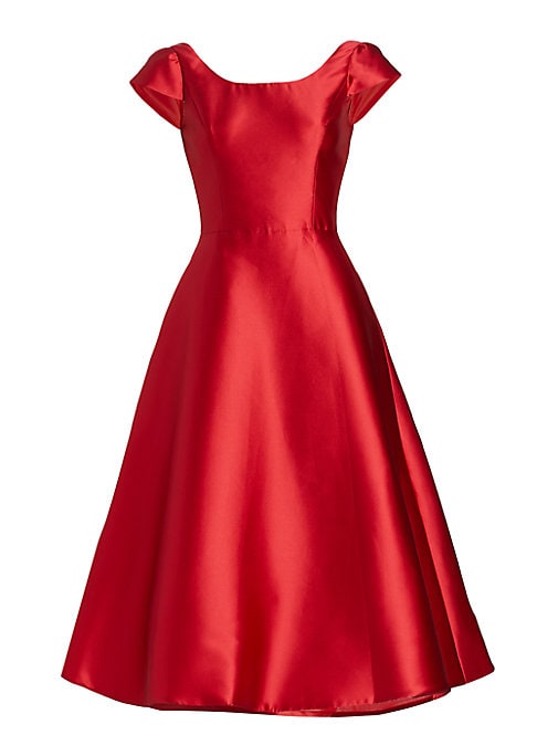Lustrous Satin Dance Dress