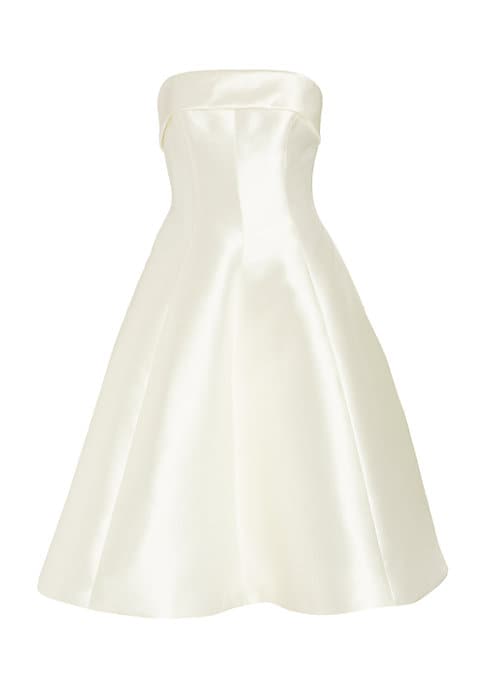 Shiny A-Line Cocktail Dress