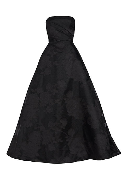 Floral Dream Strapless Gown