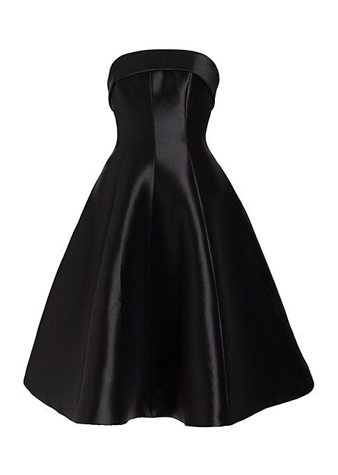 Chic Strapless A-Line Dress