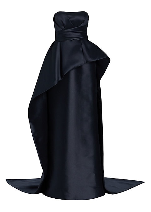 Dramatic Satin Gown