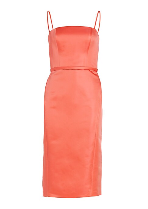 Elegant Satin Sheath Dress