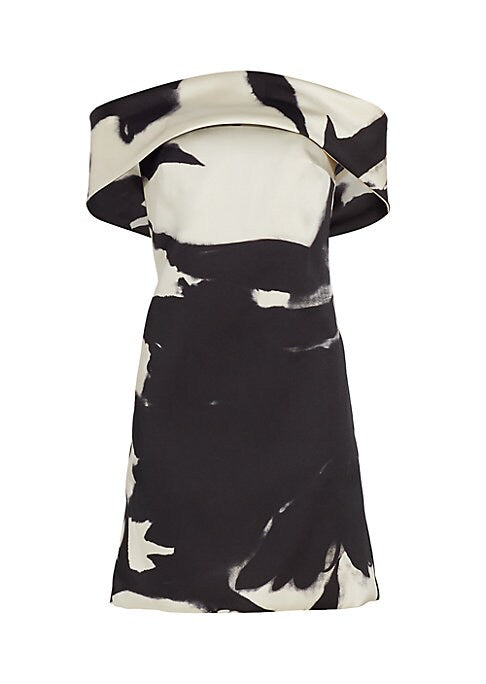 Bow-Back Mini Dress