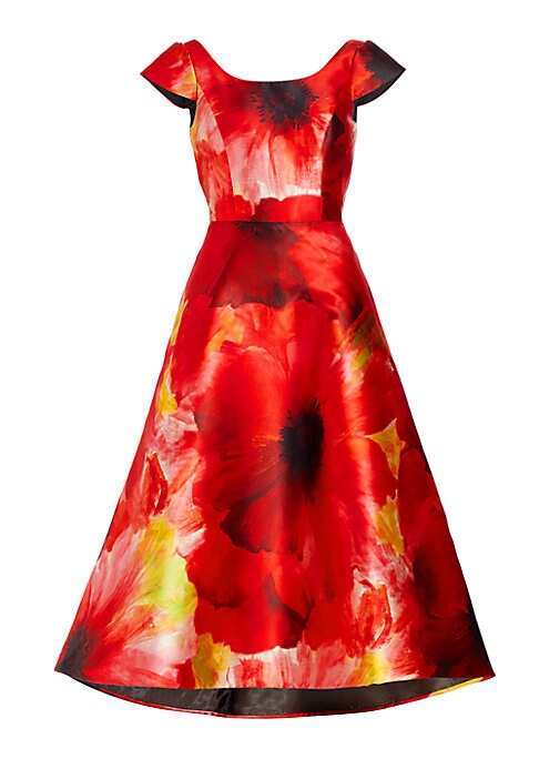 Floral Elegance Midi Dress