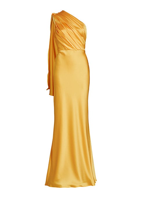 Lustrous Draped Gown