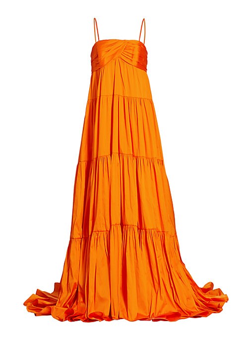 Elegant Ruffled Evening Dress