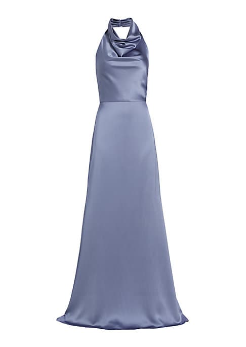 Elegant Satin Evening Dress