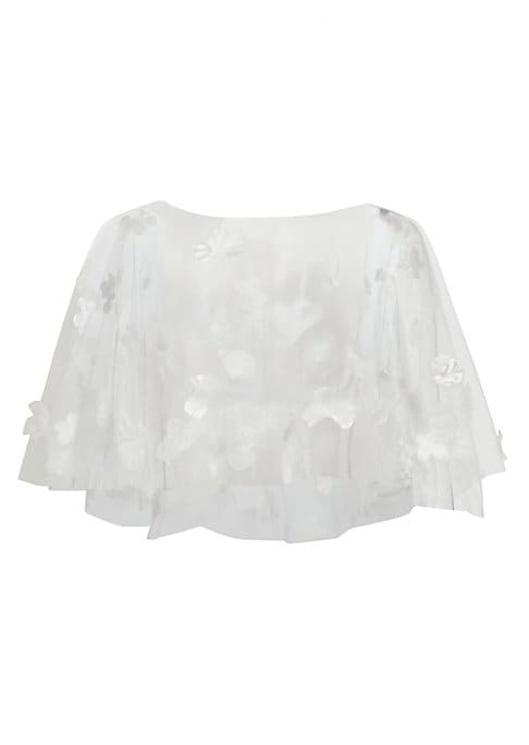 Floral Elegance Capelet