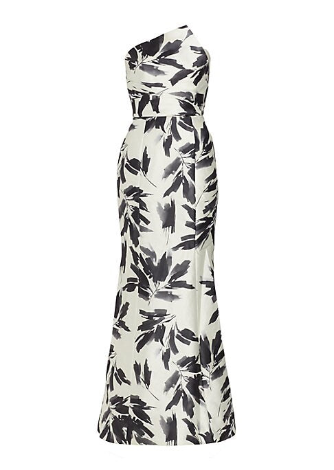 Chic Satin Trumpet Gown