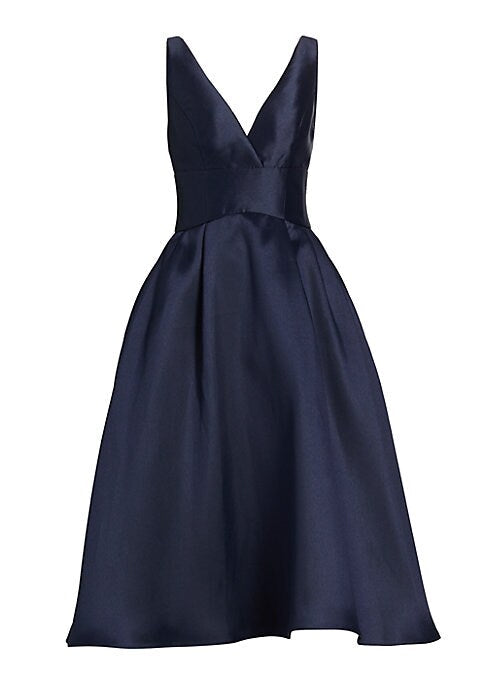 Elegant Flare Midi Dress